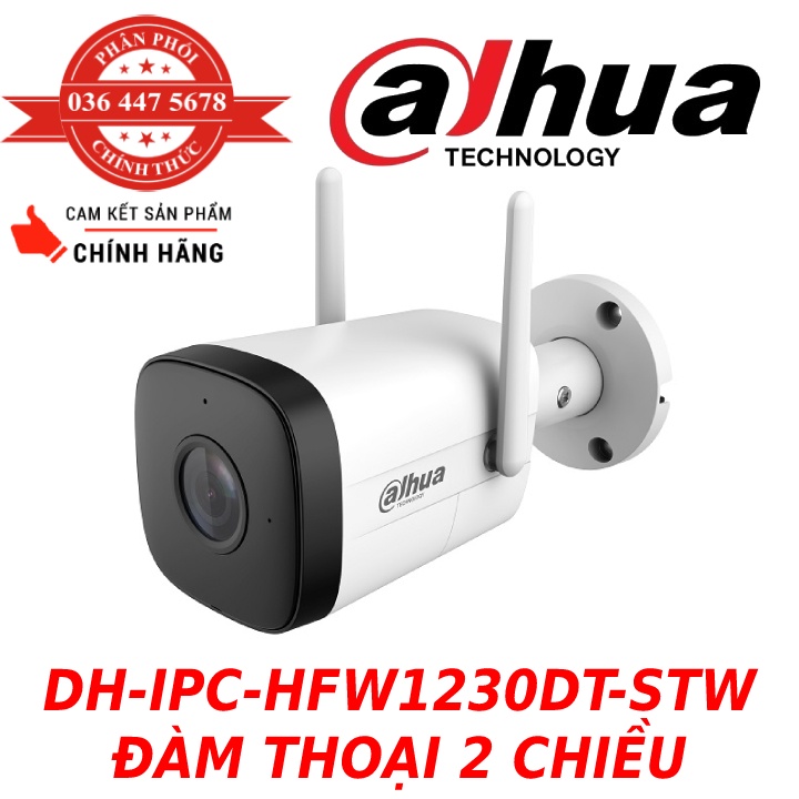 Camera IP hồng ngoại không dây 2.0 Megapixel DAHUA HFW1230DT STW - Hàng Chính Hãng