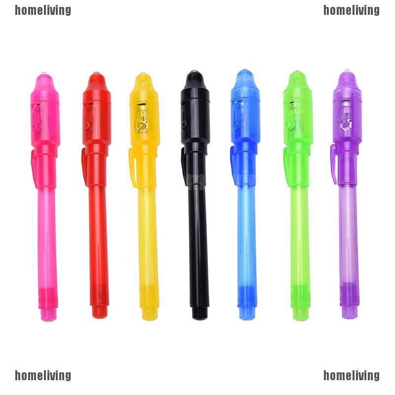 ❤❤Bút Đánh Dấu Bằng Mực Vô Hình Có Đèn LED Tím Siêu Sáng