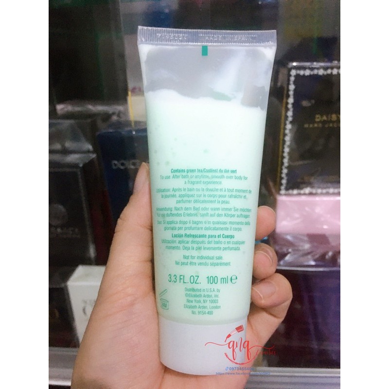 Set Elizabeth Arden Green Tea gồm nước hoa (100ml) và sữa dưỡng thể (100ml) - Spain