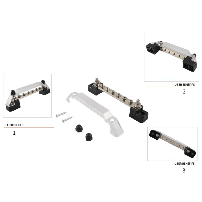 Khối Phân Phối Nguồn Đất Cách Điện Chống Thấm Nước Dành Cho Tàu Thuyền