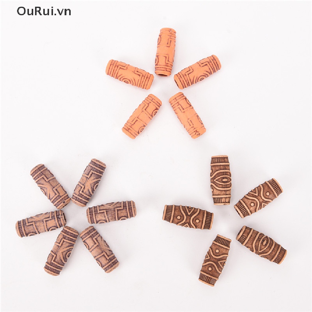 Bộ 10 Kẹp Tạo Kiểu Tóc Dreadlock Tây Tạng