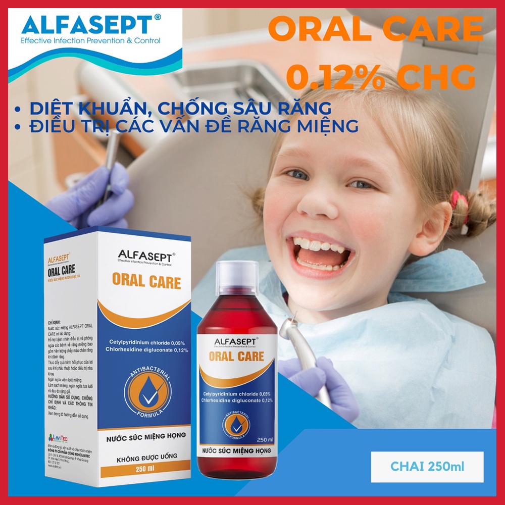 Nước súc miệng Alfasept Oral Care 250ml