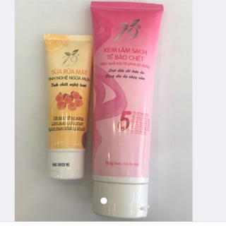 Tẩy da chết Z9, tặng sữa rửa mặt nghệ