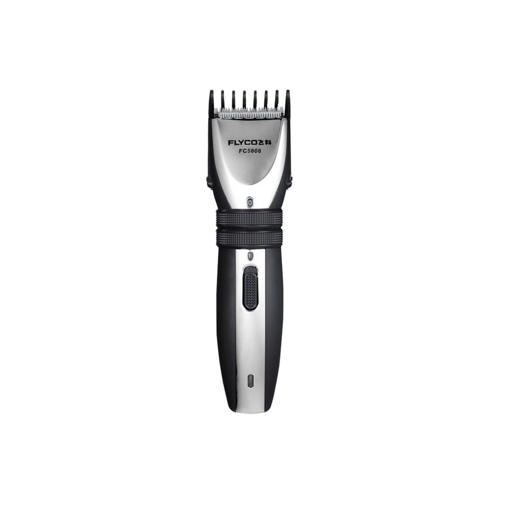 Tông đơ hớt tóc Flyco FC5808 gia đình đủ phụ kiện lược , cữ tóc  - Bảo hành 1 năm