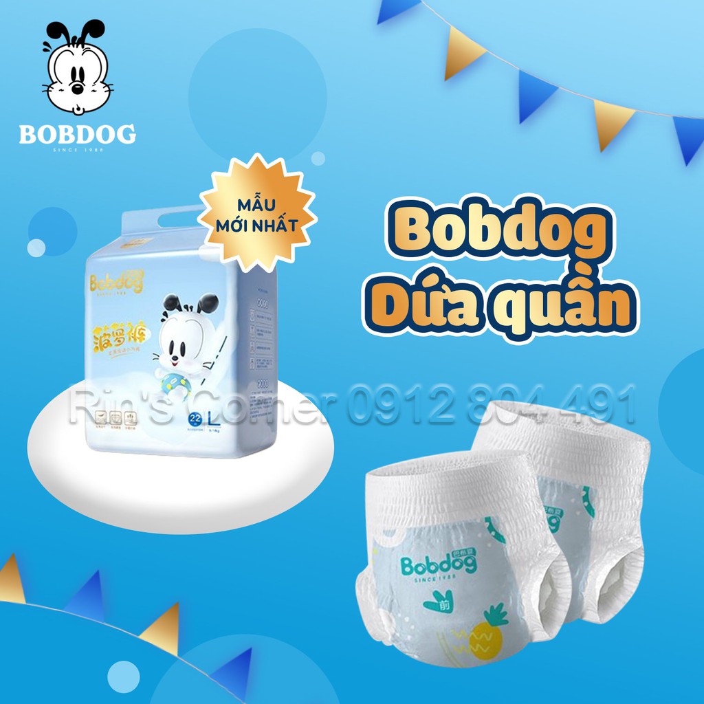 Tã dứa quần Bobdog size L36/XL36/XXL34/XXXL32 miếng/bịch