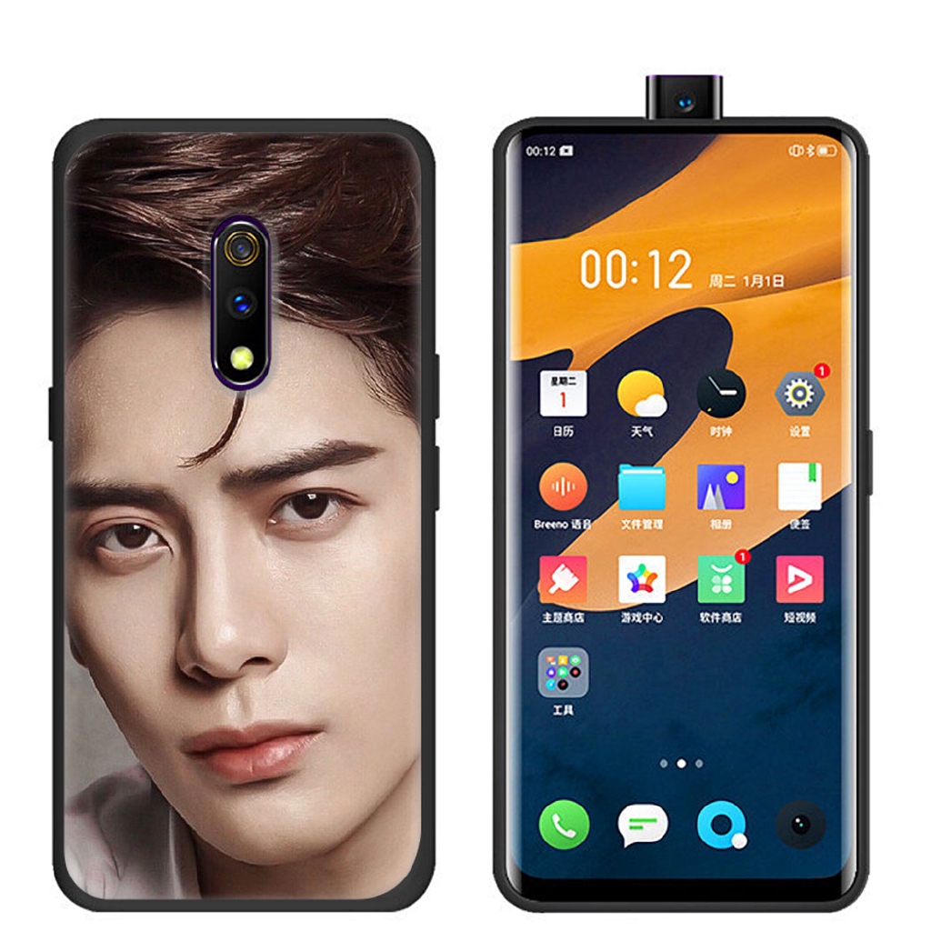 Ốp điện thoại silicon dẻo viền đen hình Jackson Wang cho OPPO F11 R17 PRO F1PLUS A9 R9 R9S R15 A1K A5 A9 2020