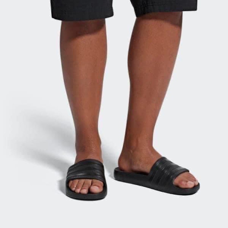 Dép Adidas Adilette Aqua Slides Full Black