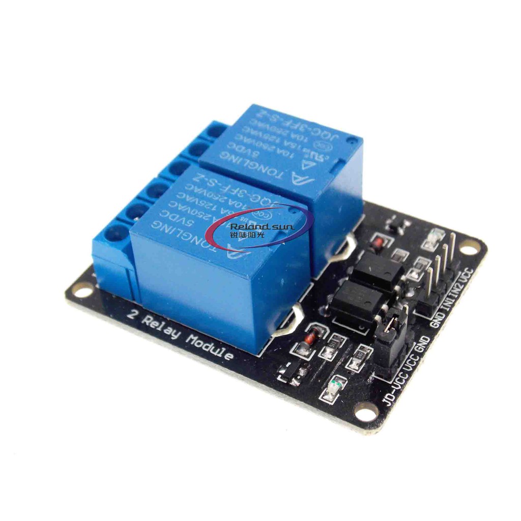 5pcs 1pcs 2 channel relay module 5V 2-channel relay modules 5VDC 2 road relay module control board with