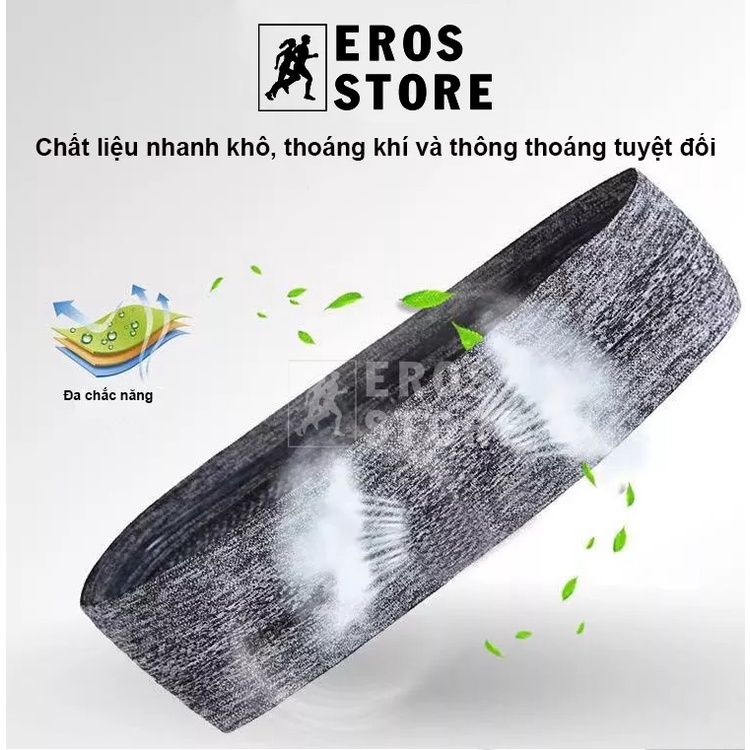 Băng Đô Trán Thời Trang Tập Thể Thao, Yoga Thấm Hút Mồ Hôi Cao Cấp Chính Hãng Eros Store