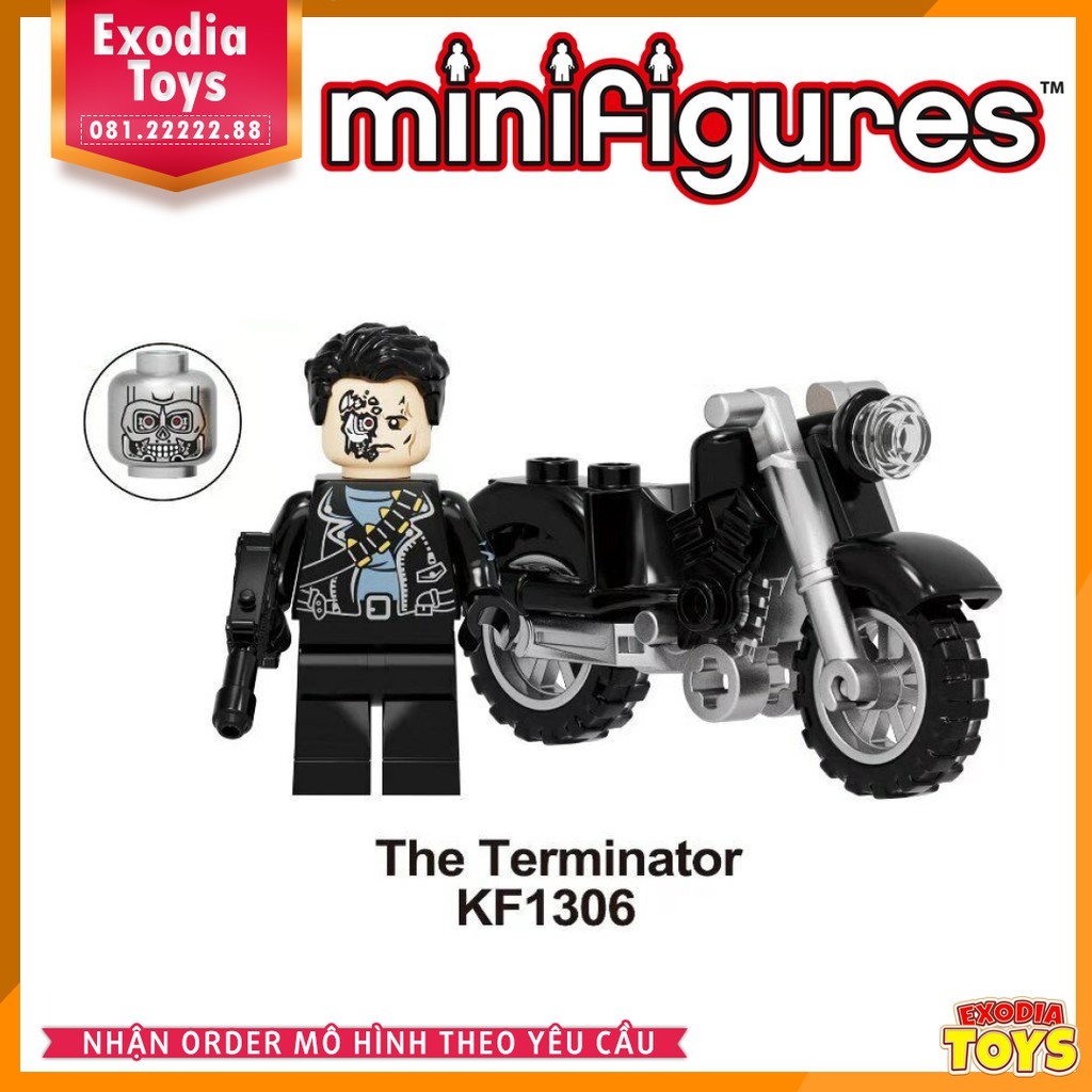 Xếp hình Minifigure Kẻ Hủy Diệt T800 : The Terminator - Đồ Chơi Lắp Ghép Sáng Tạo - KF1306