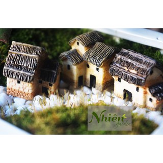 NHÀ RƠM - Phụ kiện trang trí tiểu cảnh, Terrarium