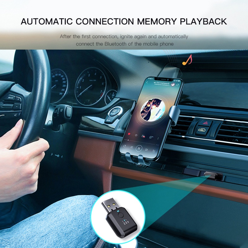 Thiết Bị Nhận Tín Hiệu Bluetooth 5.1 zzz Cho Xe Ô Tô Và Phụ Kiện