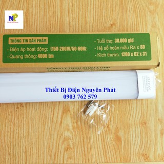 [ELITON] Bộ Led Bán Nguyệt Ô VAN 1.2m Thân Nhôm CS 40w Ánh Sáng Trắng - Hàng Chất Lượng Cao