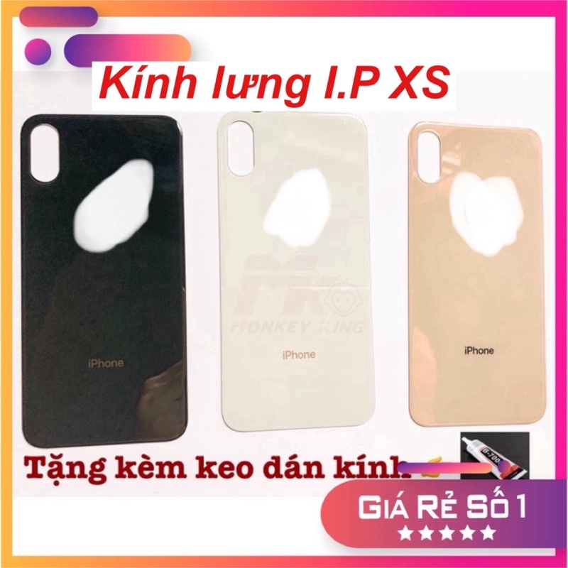 Kính lưng l.P X/ XS/ XSM lỗ to ( dùng để thay kính lưng )