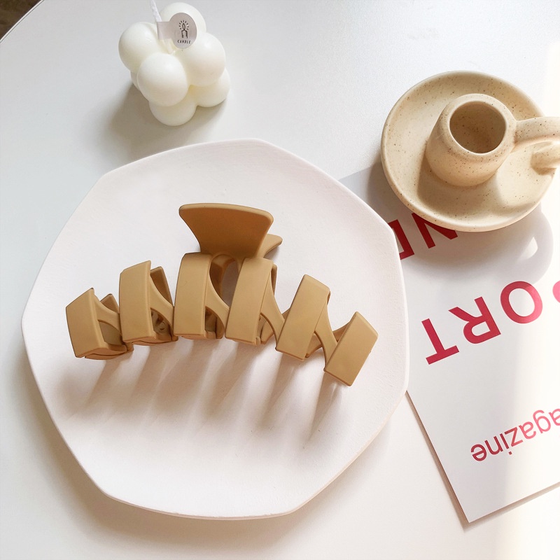 Kẹp Tóc Kim Loại Phong Cách Hàn Quốc Đơn Giản Cho Nữ