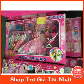Bộ đồ chơi công chúa - búp bê thay váy cho bé gái - [bachhoagiadung24h]