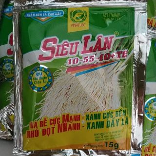 Phân bón siêu lân kích rễ dày lá cho lan