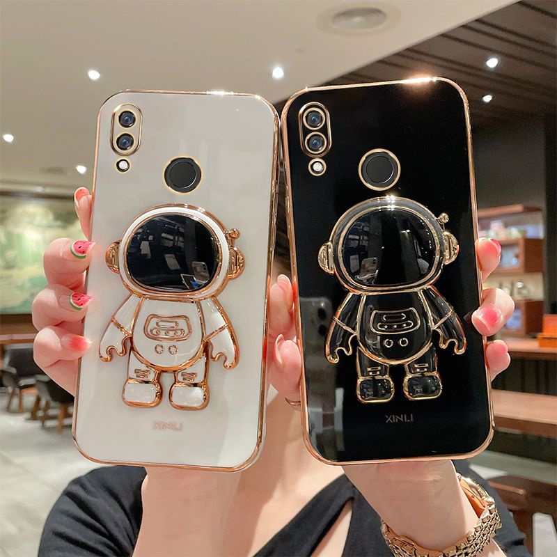 Ốp Điện Thoại Có Giá Đỡ Hình Phi Hành Gia 3D Cho Huawei Y9 2019 Huawei Y9