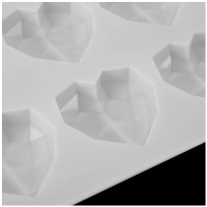 Khuôn sô cô la hình trái tim 3D