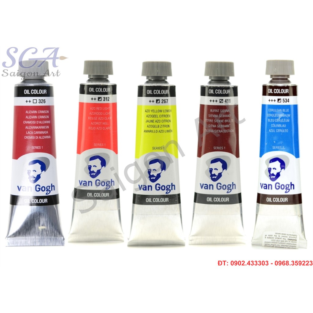 Sơn dầu Hà Lan cao cấp VAN GOGH tuýp 200ml