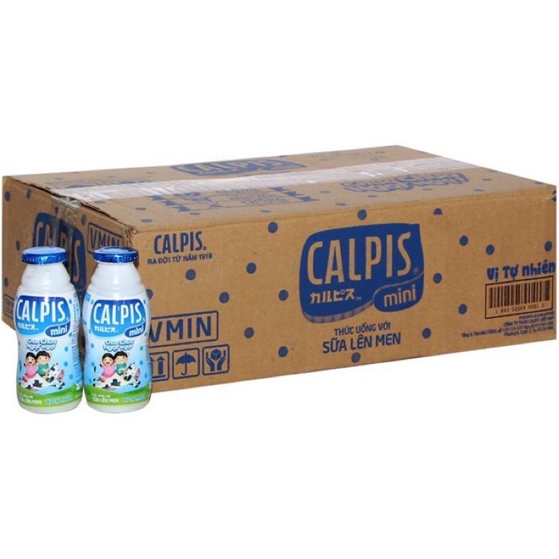 Thùng sữa chua lên men Calpis (40hộp x 80ml)