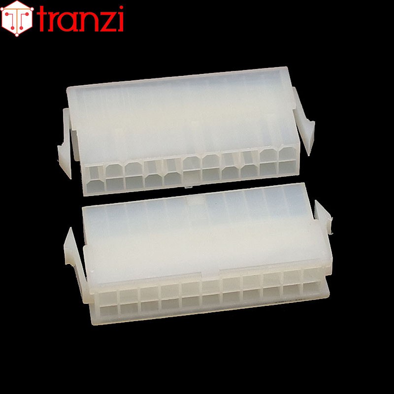 Vỏ header 4.2mm 5559 2x11P 24mm trắng - túi 5 cái