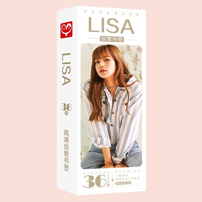 Bookmark Blackpink Jennie Jisoo Lisa Rose đánh dấu sách