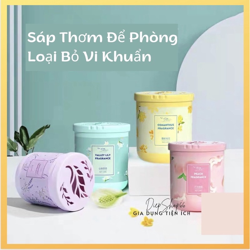 Sáp thơm phòng -ngủ , phòng vệ sinh SALE Khử mùi nhà vệ sinh phòng ngủ  toilet ô tô với 4 mùi hương tự nhiên 19