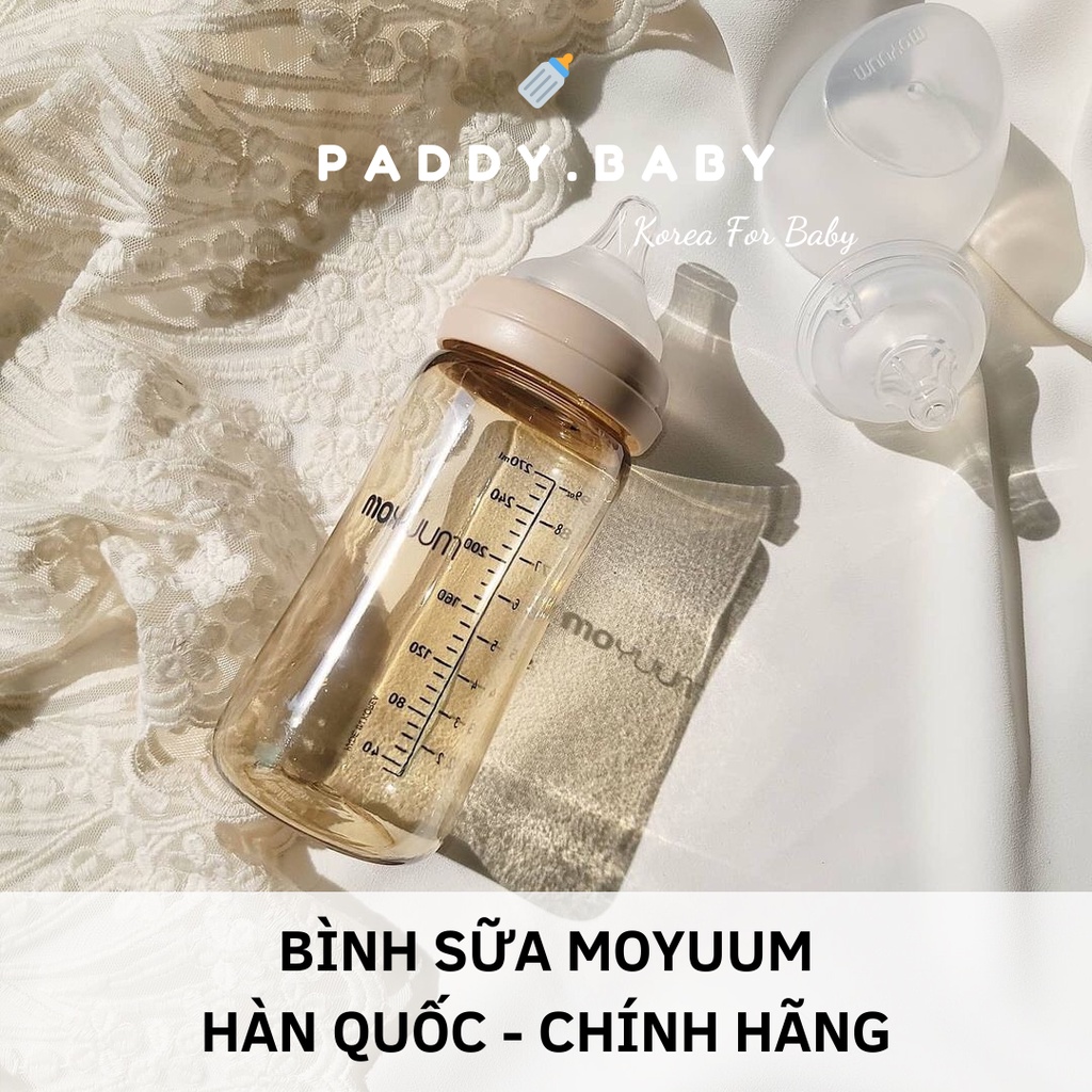 <Chính hãng> Bình sữa Moyuum PPSU Hàn Quốc 170ml - 270ml cho bé <Có sẵn>