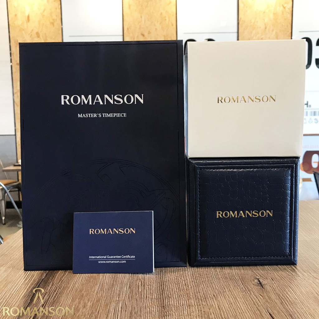 Đồng Hồ Nam Romanson TL0352MWWH [ CHÍNH HÃNG - Full Box ] - Kính Mirena Chống Vỡ - Chống Nước