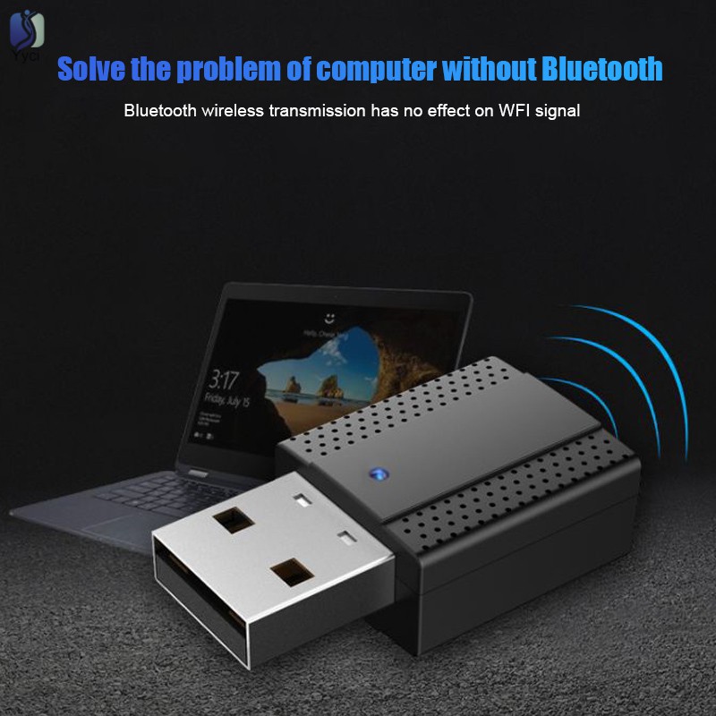 Thiết bị điều hợp thu phát sóng Bluetooth 5.0 2 trong 1 giao diện USB