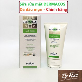 Sữa Rửa Mặt Farmona DERMACOS Deep Cleansing Gel - Cho Da Dầu Mụn 150ml