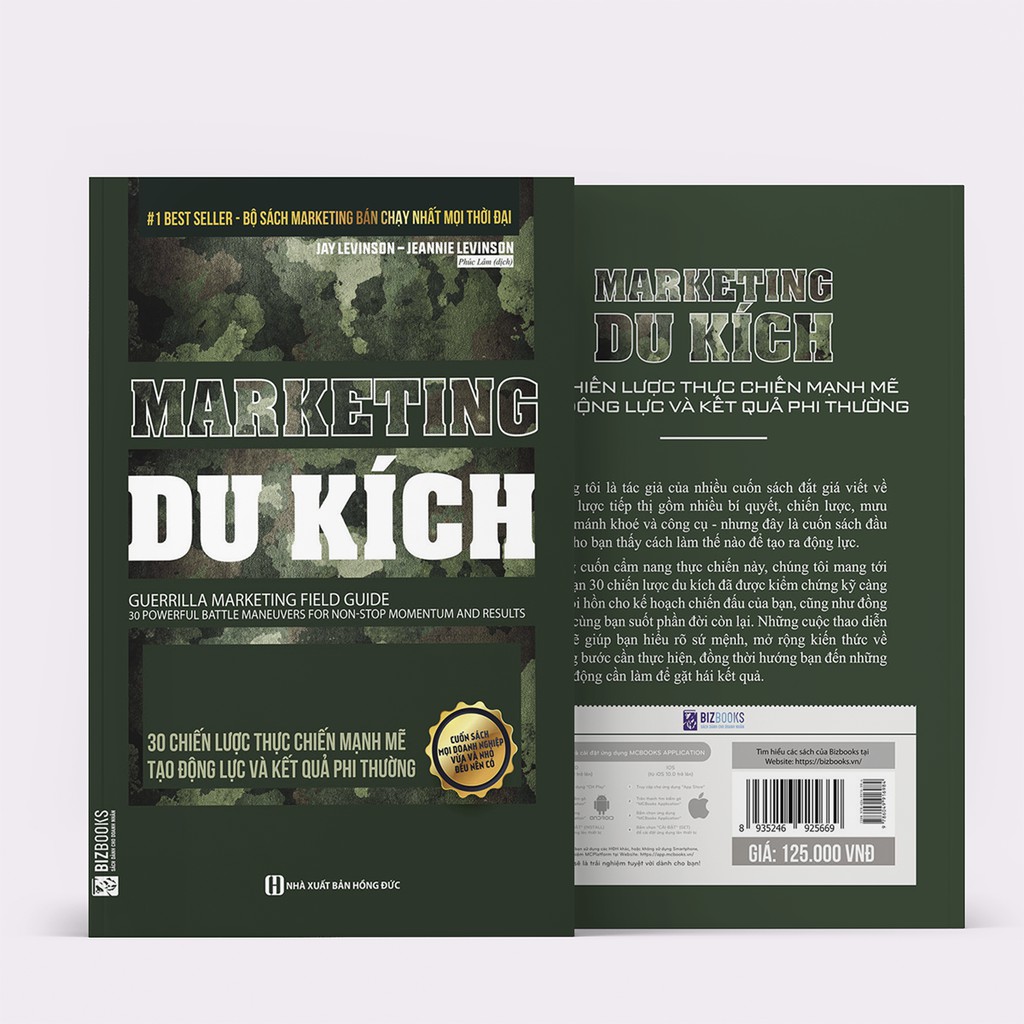 Sách - Marketing Du Kích (30 Chiến Lược Mạnh Mẽ Tạo Động Lực Và Kết Quả Phi Thường) | BigBuy360 - bigbuy360.vn
