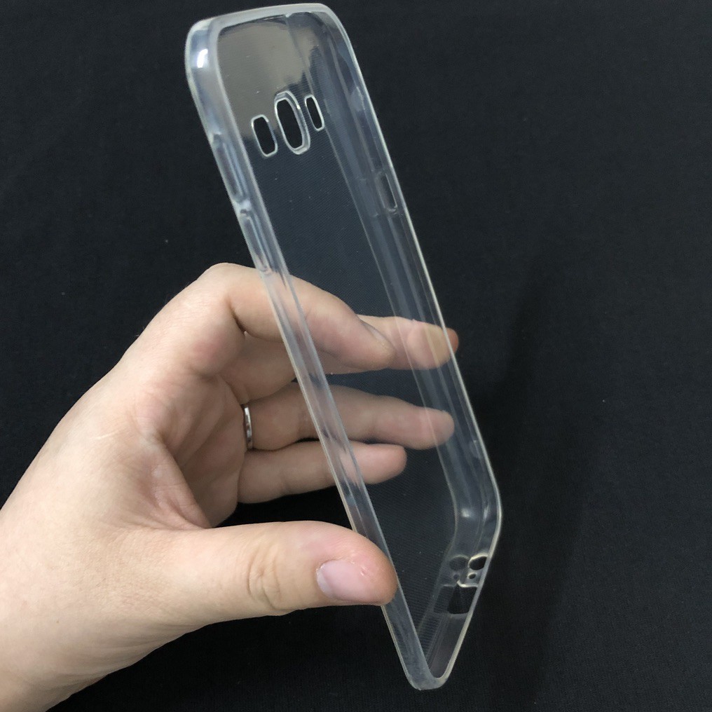 Samsung A8 2015 - Ốp lưng điện thoại nhựa TPU mỏng trong suốt