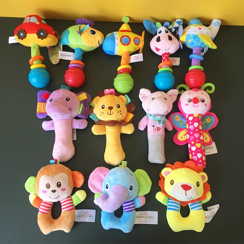 Lục Lạc Treo Nôi Cho Bé Xúc Xắc Bông Ngộ Nghĩnh Vải Cao Cấp Jollybaby TN02