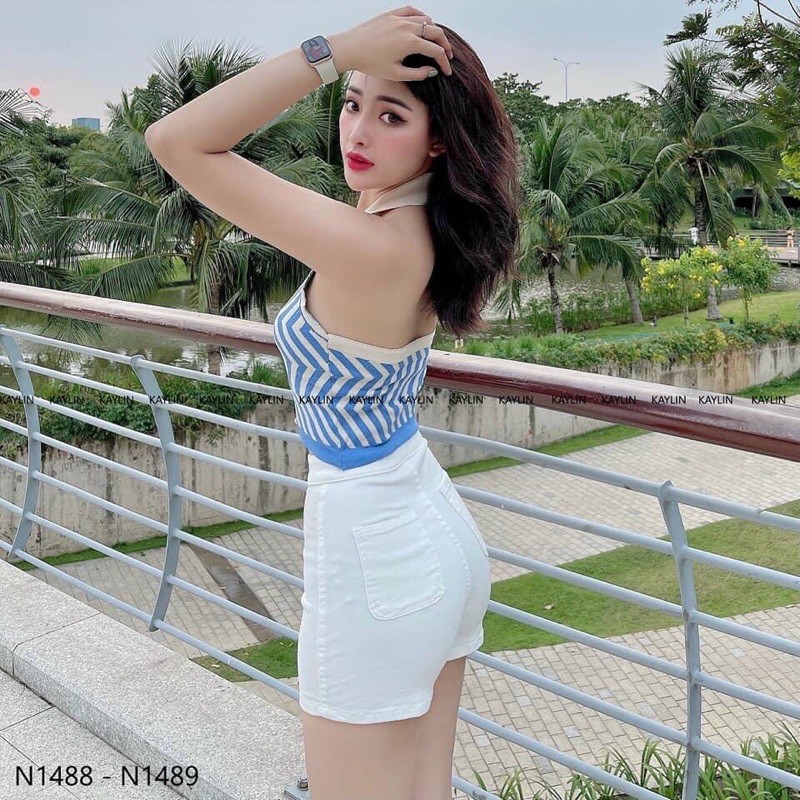 Áo ba lỗ cổ bẻ hở lưng hottrend 2021