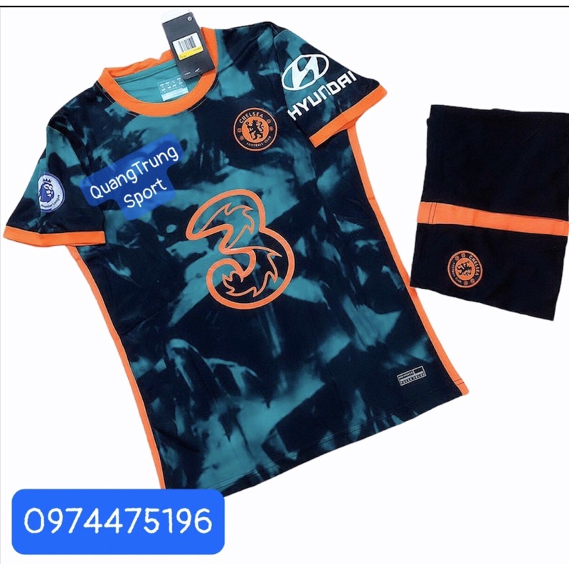 Xuất Dư Thanh Lý FreeShip Bộ Quần Áo Bóng Đá Chelsea sân khách 2022