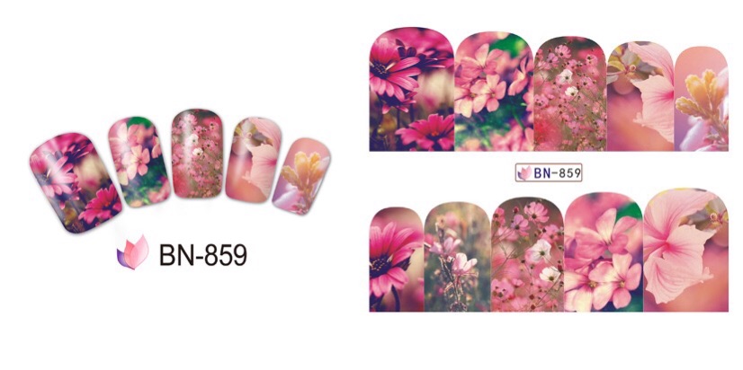 Sticker dán móng tay nail xăm nước