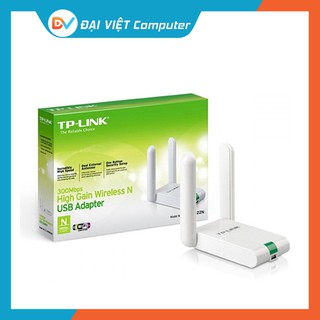 Usb thu wifi wi-fi tp-link - tl-wn822n chuẩn n 300mbps 2 anten