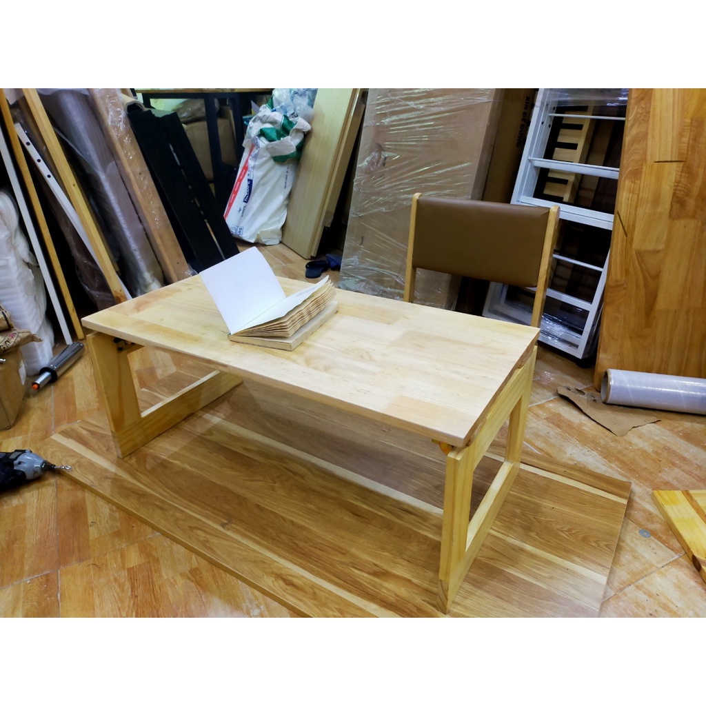 Bàn trà gỗ kiểu nhật gấp gọn