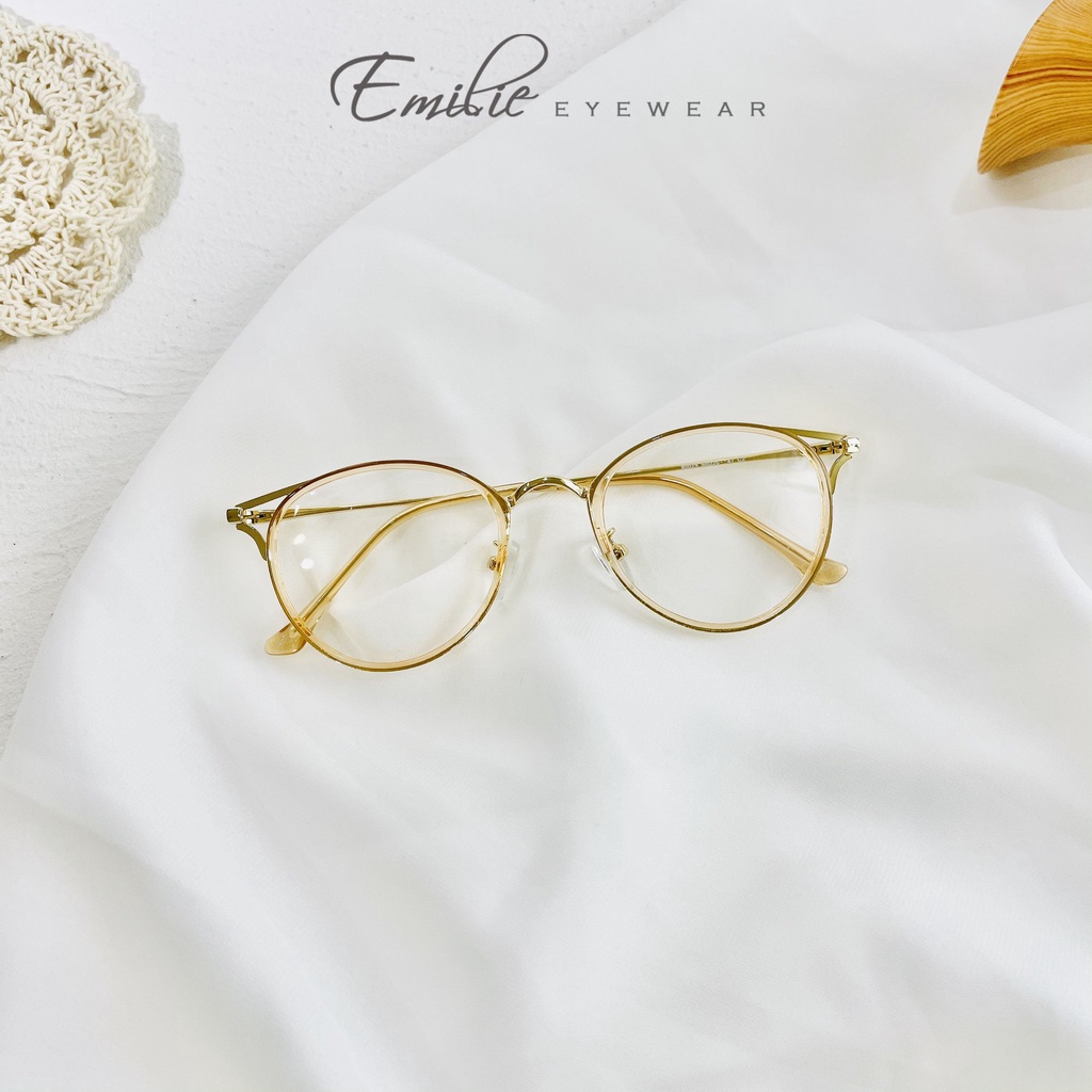 Gọng kính mắt mèo nữ nhiều màu hàn quốc Kính mắt Emilie phụ kiện thời trang 90029