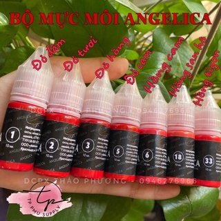 Mực angelica nga 5ml mày môi mí phun xăm thẩm mỹ