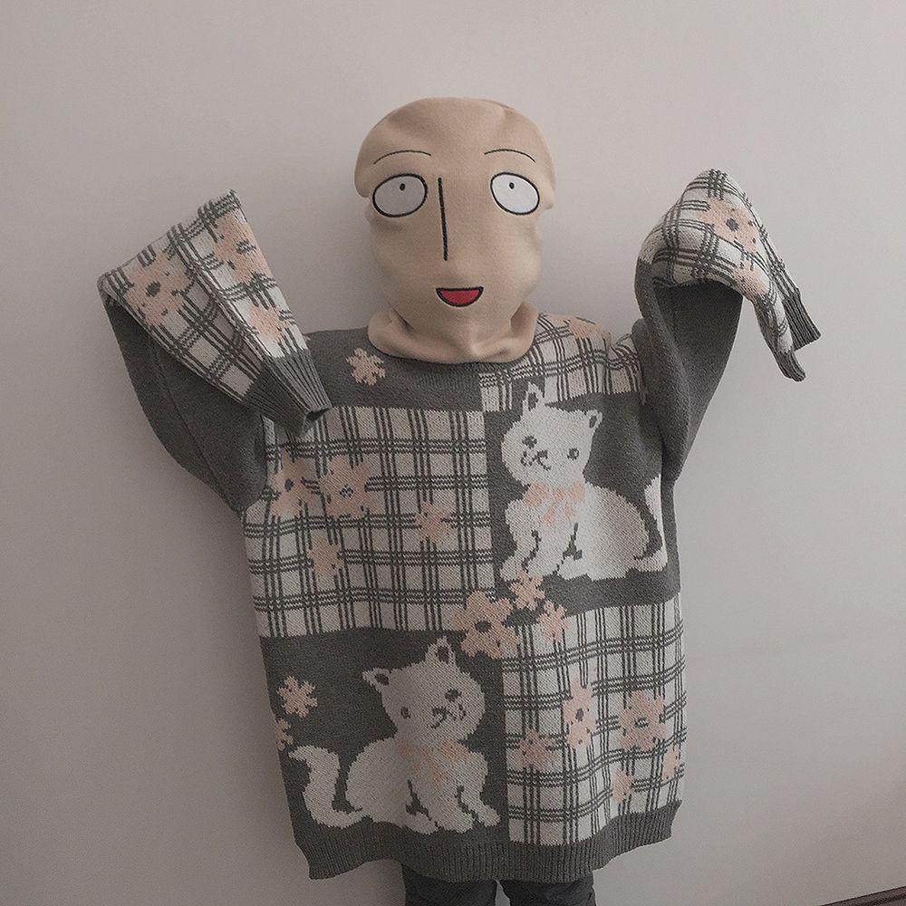 Mũ Dệt Kim Đơn Giản Ấm Áp Dễ Phối Đồ Thời Trang Mùa Thu Cho Nữ