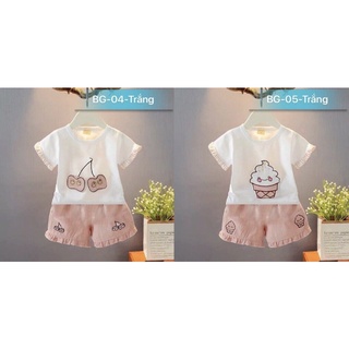Set bộ hè cho bé gái size 8-22kg