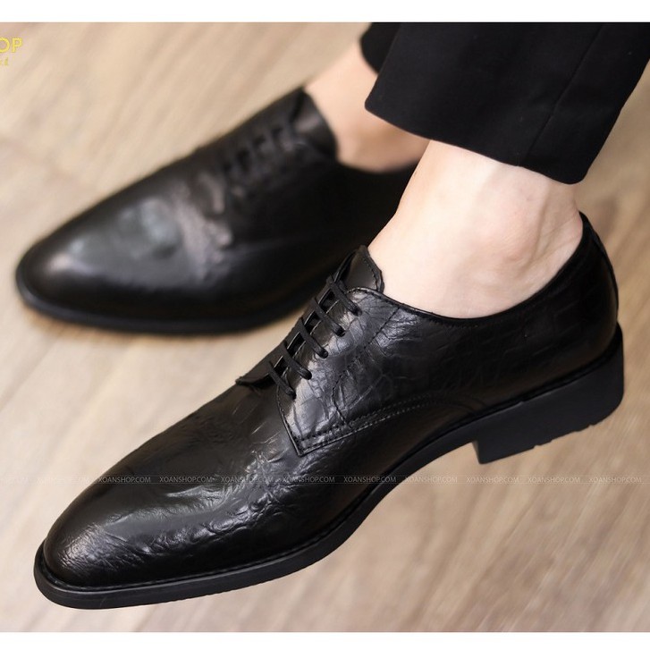Giày Da nam xả kho giá gốc- giày tây nam-mã G021