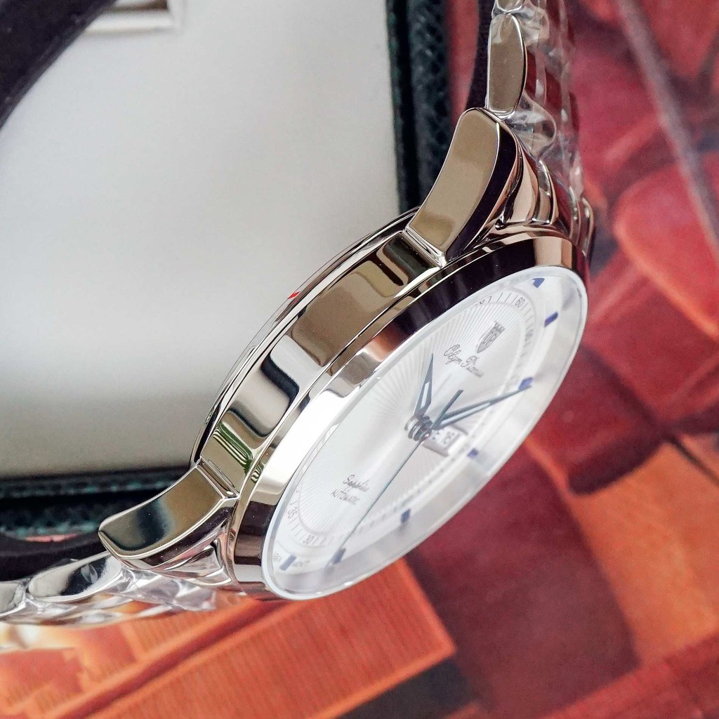 Đồng hồ nam dây kim loại Olym Pianus OP9937-56 OP9937-56AMS trắng