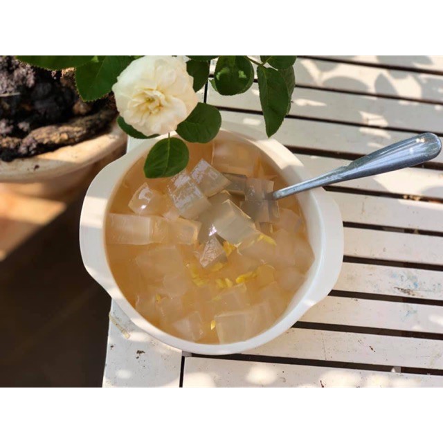 Rong khô nấu xu xoa