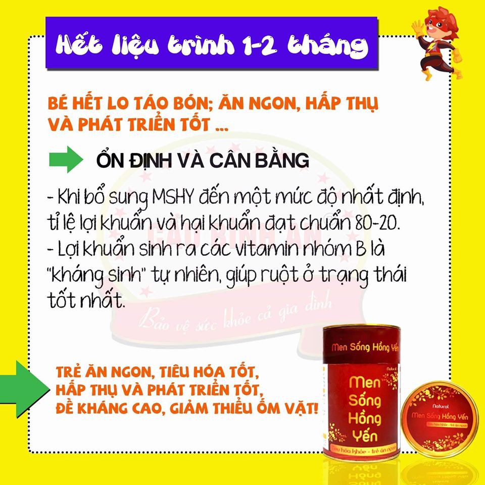 MEN VI SINH HỒNG YẾN