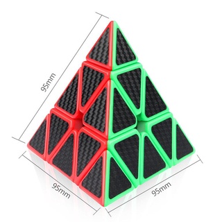 Rubik Pyraminx 3x3 Carbon Fiber Stickerless