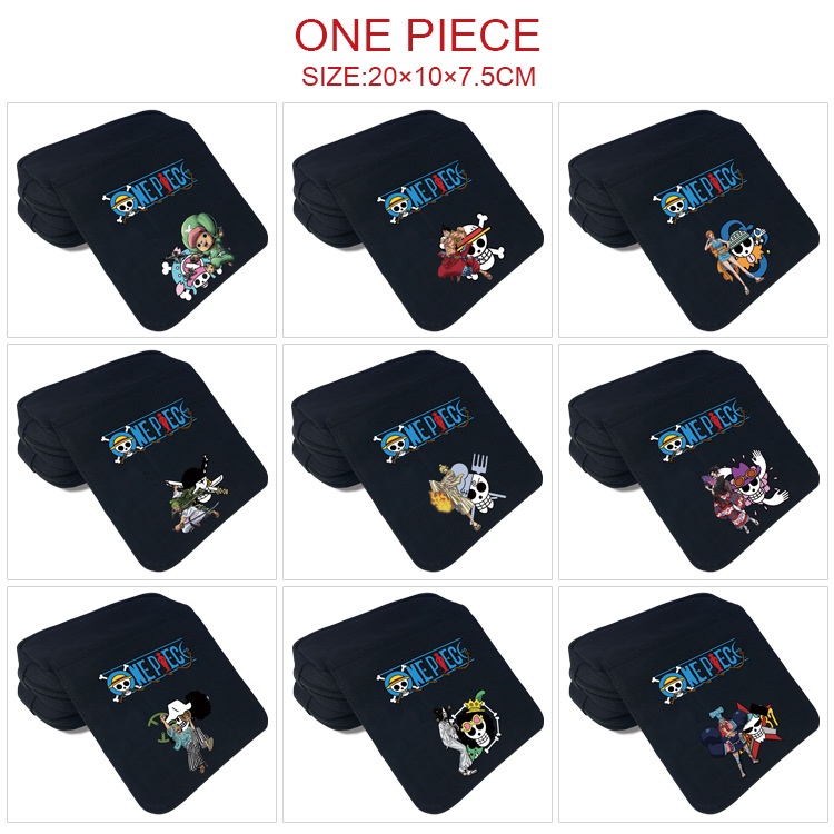 Túi Đựng Bút Chì Sức Chứa Lớn Chống Nước Hình Đầu Lâu Luffy Trong One Piece YB2